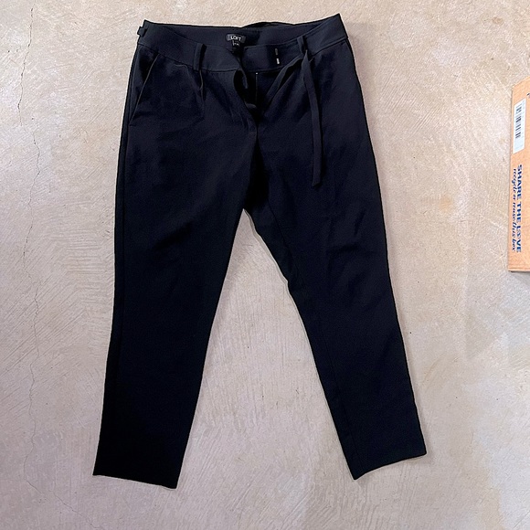 Loft Black Tie Dress Pants - Picture 1 of 7